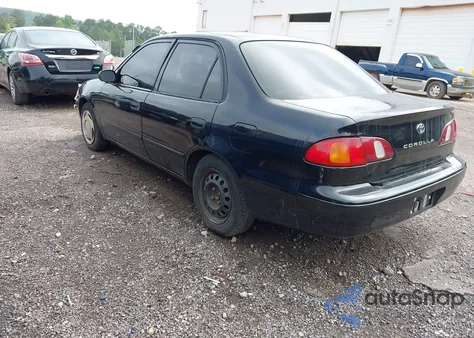 2000 Toyota Corolla Ce из США, поврежденный, VIN 1NXBR12E6YZ389241